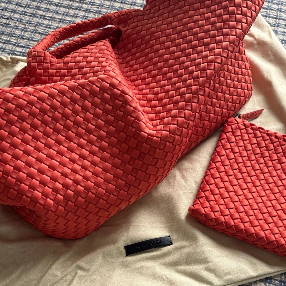 Naghedi large St Barths tote Orange